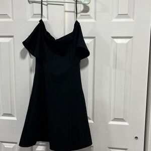 New Banana Republic Black Cape Sleeve A-Line Dress – Size 6